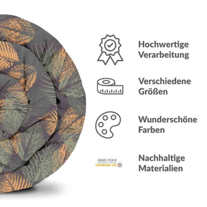 Therapiedecken Bettwäschen Set herbstliches Blattmotiv