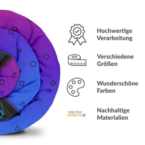 Therapiedecken Bettwäschen Set Lila mit Formen