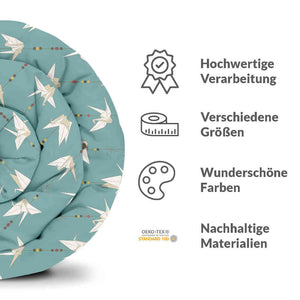 Therapiedecken Bettwäschen Set Origami Schwan