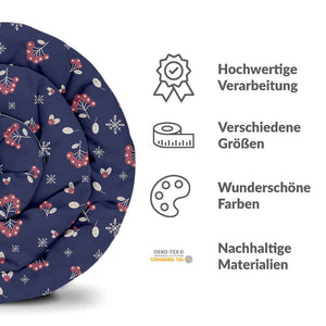 Therapiedecken Bettwäschen Set Blau Johannisbeere