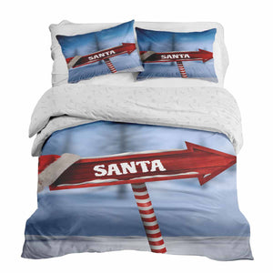 Therapiedecken Bettwäschen Set mit Santa