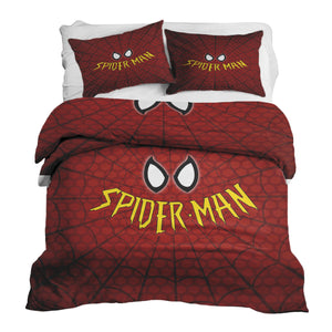 Therapiedecken Bettwäschen Set Rot Spiderman