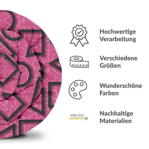 Therapiedecken Bettwäschen Set Pink Squid