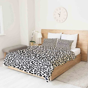 Therapiedecken Bettwäschen Set Leoparden Print